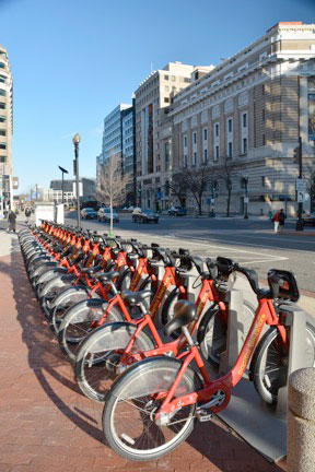 Downtown Washington DC Bikes